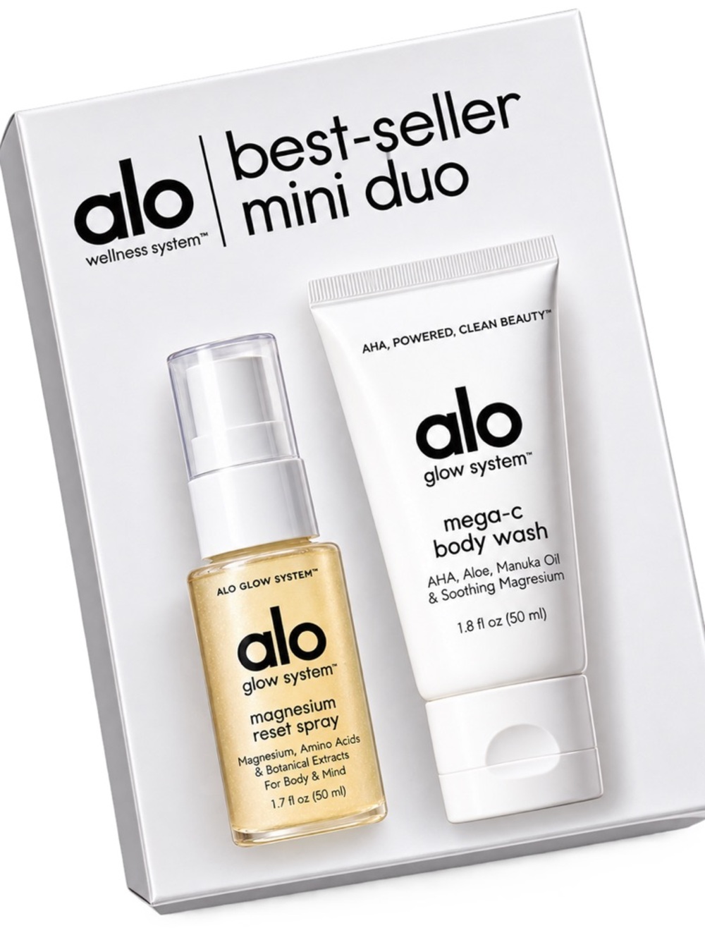 ALO Wellness Systen Glow System Best-Seller Mini Duo